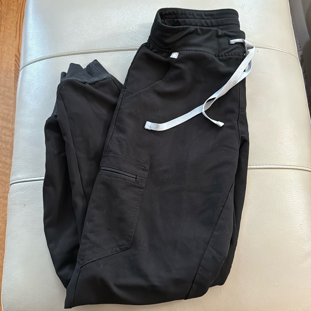 Figs Scrub Pants Jogger black  Womens Small